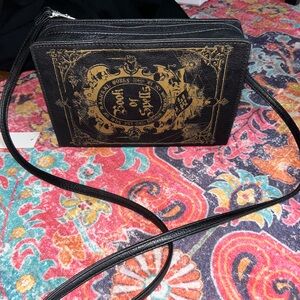 Book of spells crossbody purse